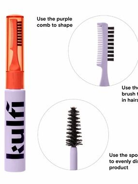 NWT Kulfi Free The Brow Volumizing Flexible Hold Brow Gel Clear